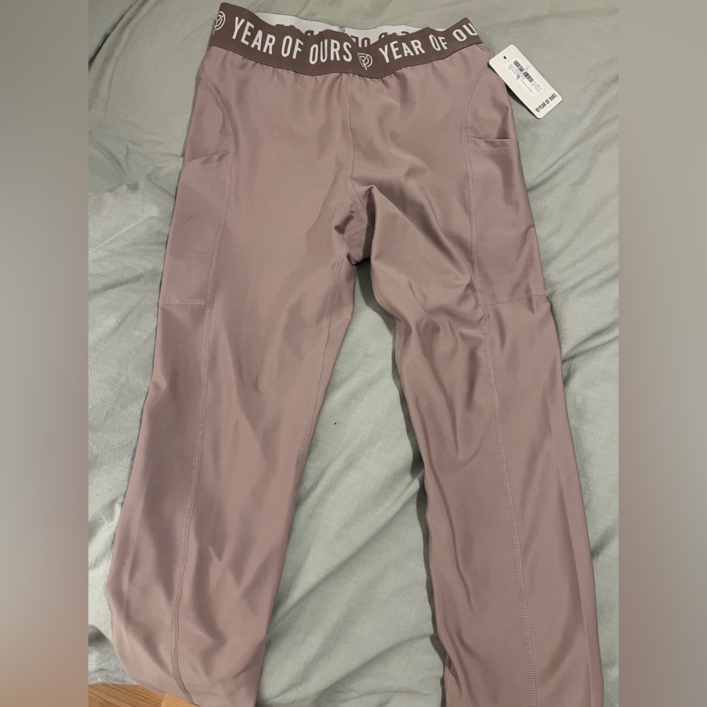 "Year of ours" women's stretch leggings. Brand new with tags. Size small.